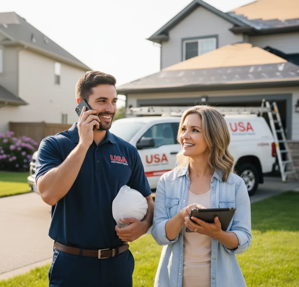 USA Roof Repair Experts customer support in Continental